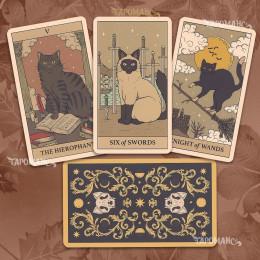 ТАРО КОШКИ ПРАВЯТ МИРОМ (CATS RULE THE EARTH TAROT)