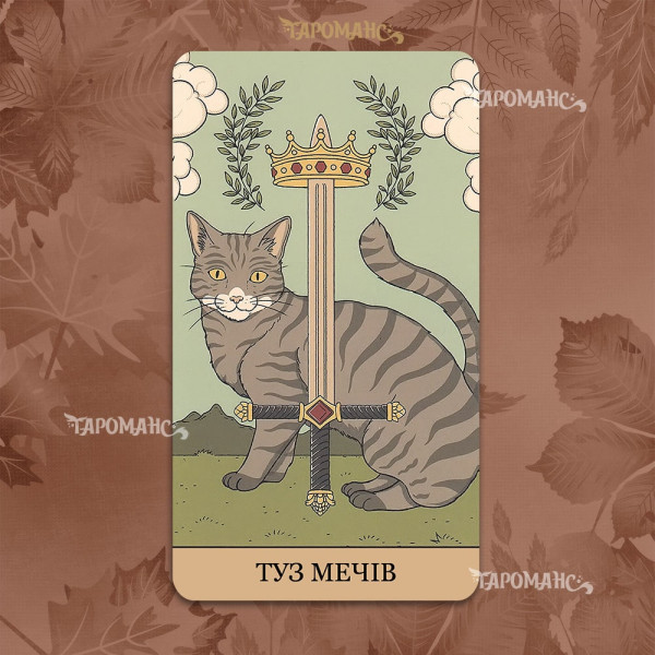 Таро Кошки Правят Землёй безрамочное (Cats Rule the Earth Tarot)