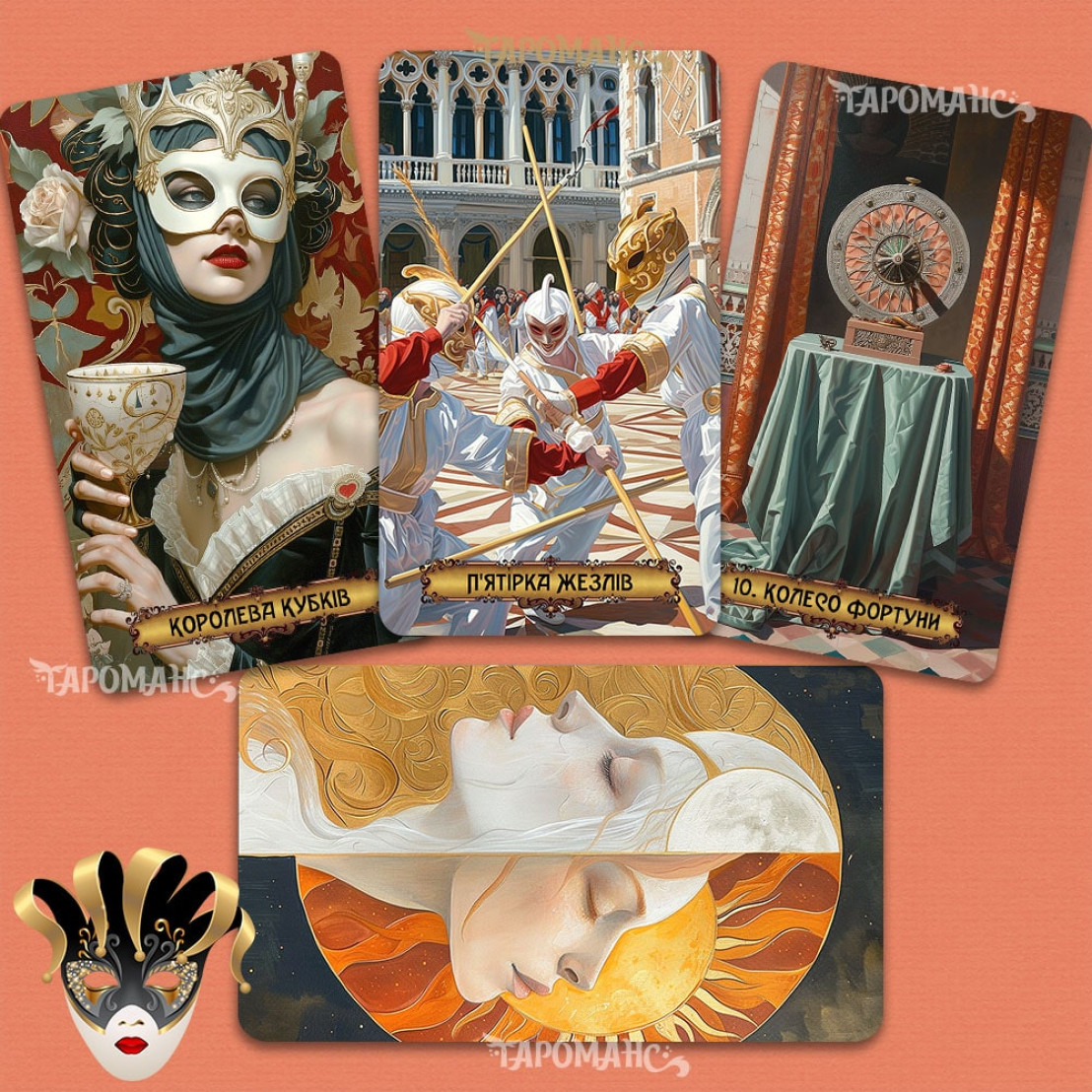 Таро Масок і Злощасних Пригод (Masques and Misadventures Tarot)