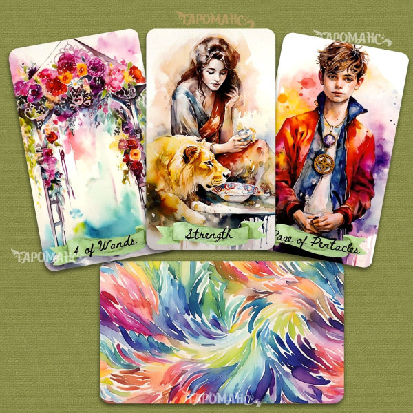 АКВАРЕЛЬНЕ ТАРО (WATERCOLOR TAROT) 
