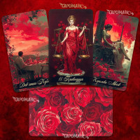 ЛЮБОВНЕ ТАРО БАГРЯНОЇ ТРОЯНДИ (SCARLET ROSE LOVE TAROT)