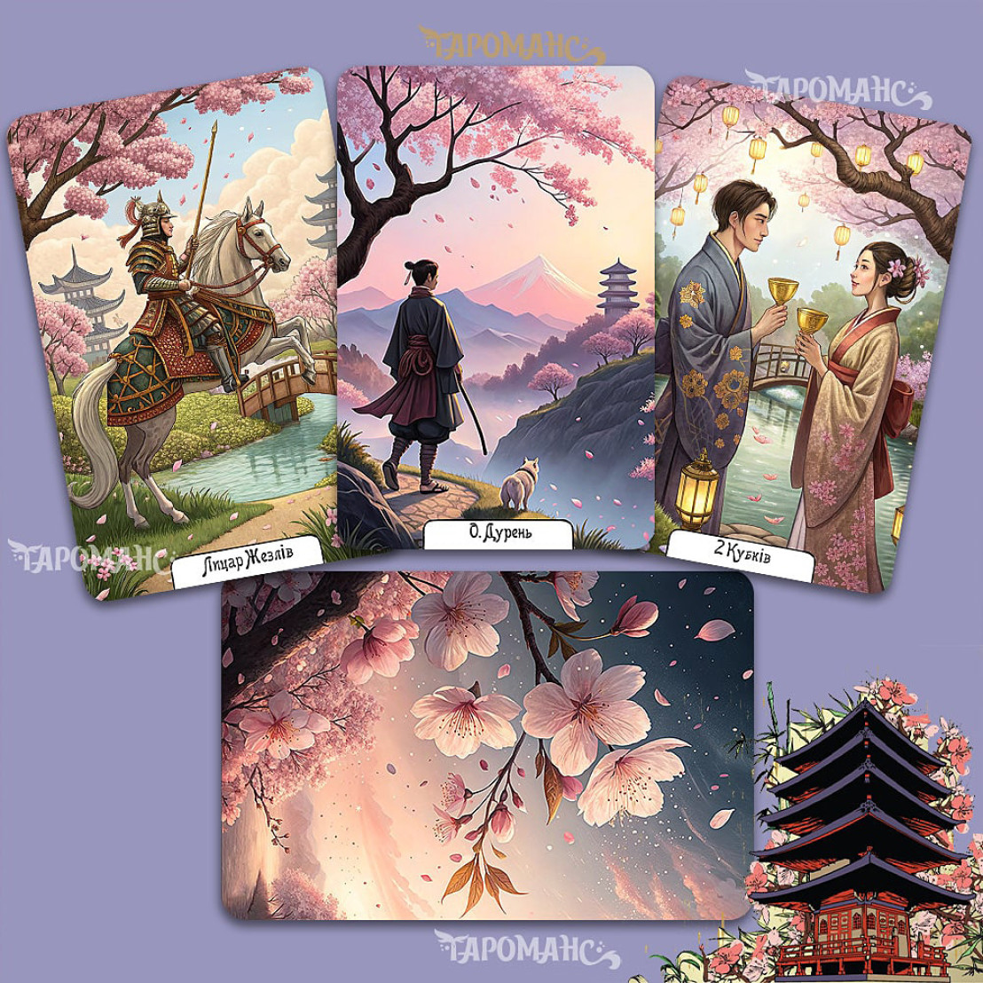 Таро Сакури (Sakura Tarot) — безрамкове