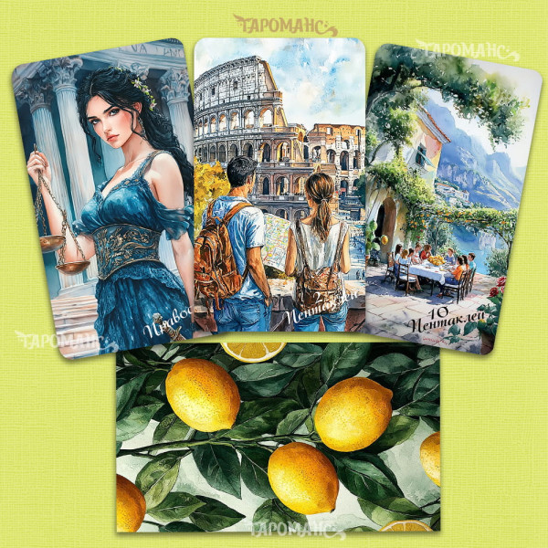 ТАРО ІТАЛІЙСЬКІ КАНІКУЛИ (ITALIAN HOLIDAY TAROT)