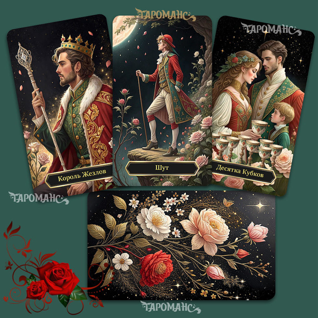 Карти Таро Нічних Троянд (Night Roses Tarot)