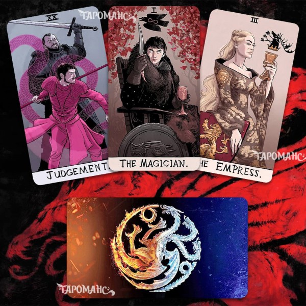 СТАРШЕАРКАННИК ТАРО ИГРА ПРЕСТОЛОВ (GAME OF THRONES TAROT MAJOR ARCANA)