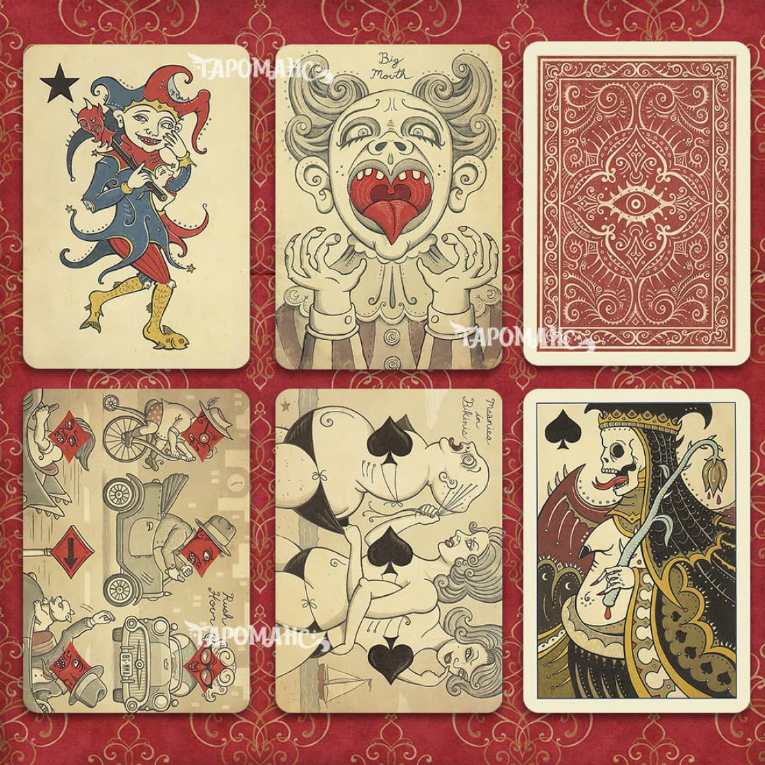 КАРТЫ ИГРАЛЬНЫЕ ПАТРИКА ВАЛЕНСЫ КОРОЛЕВСКОЕ ОЗОРСТВО (ROYAL MISCHIEF PLAYING CARDS)