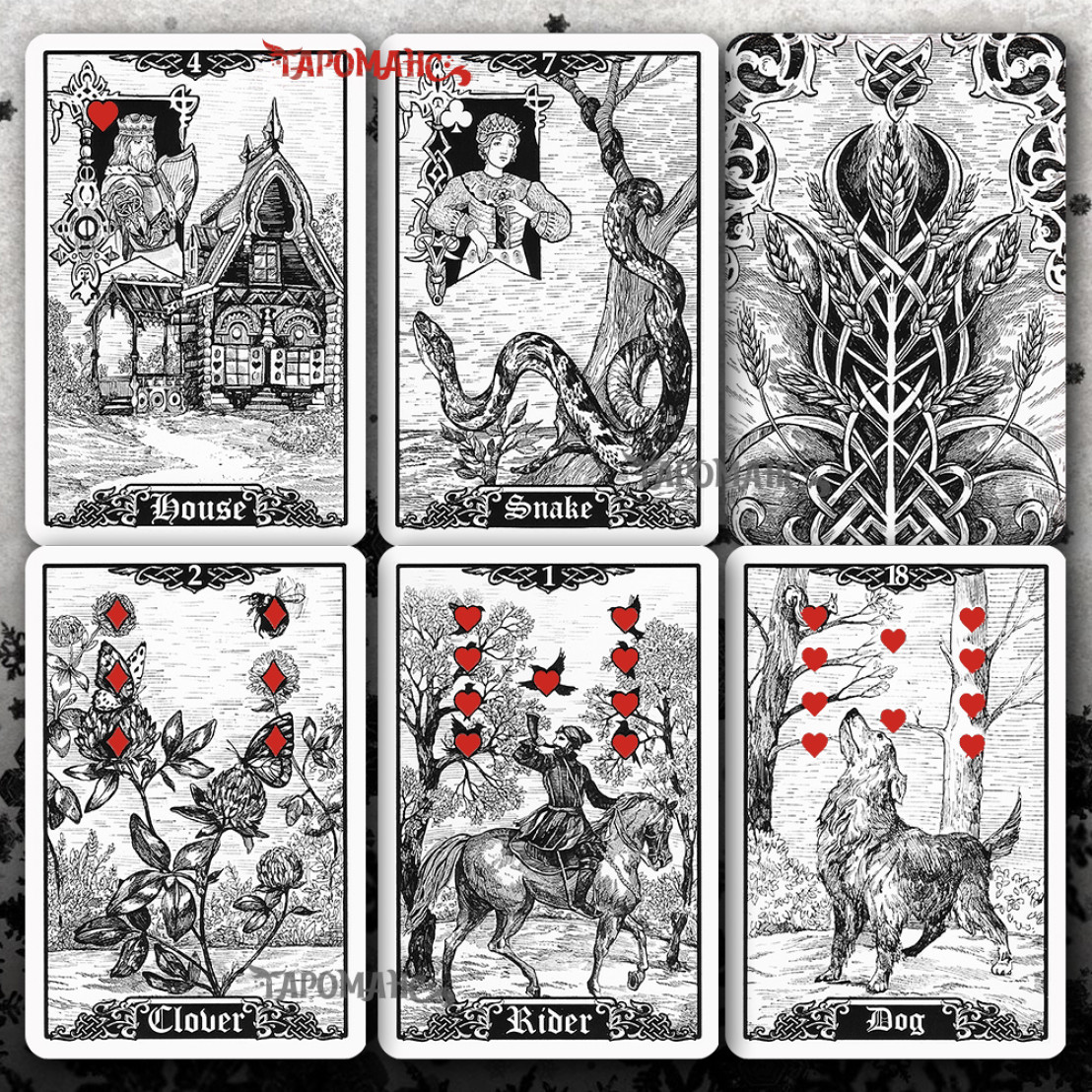 ОРАКУЛ ЛЕНОРМАН В РУССКОМ ГРАФИЧЕСКОМ ДИЗАЙНЕ (LENORMAND)
