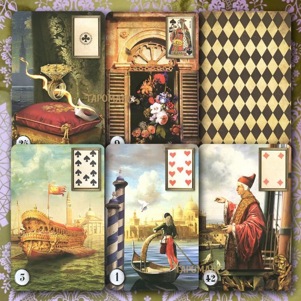ЗОЛОТАЯ ВЕНЕЦИАНСКАЯ ЛЕНОРМАН (GOLDEN VENECIAN LENORMAND)