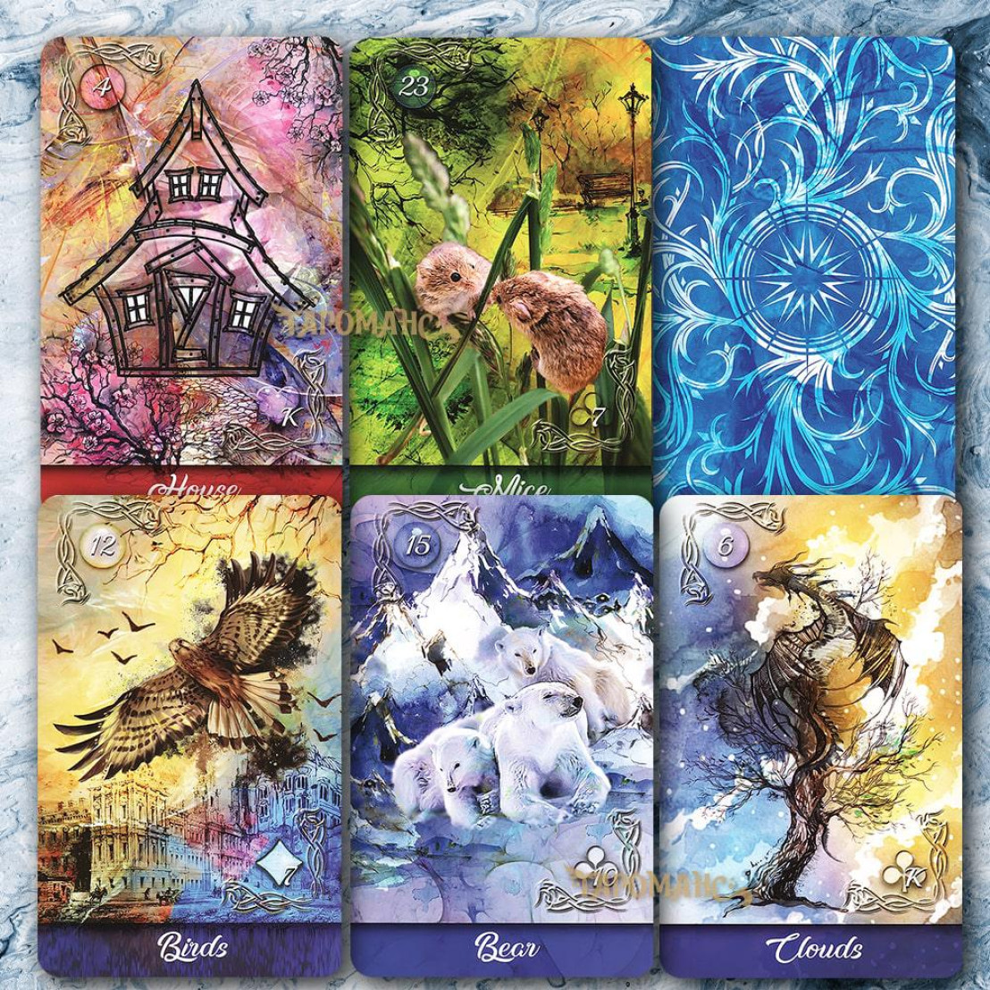 ЛЕНОРМАН ЗЕРКАЛА ПРАВДЫ (MIRROR TRUTH LENORMAND)