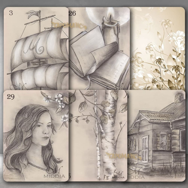 ЛЕНОРМАН СЕПИЯ МИДДИА (SEPIA MIDDIA LENORMAND)