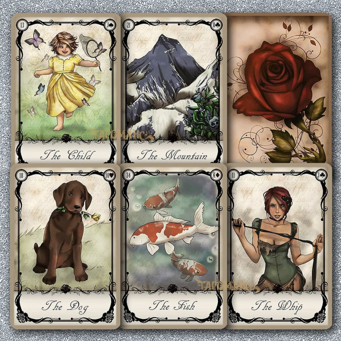 ЛЕНОРМАН ПОД РОЗАМИ (UNDER THE ROSES LENORMAND)