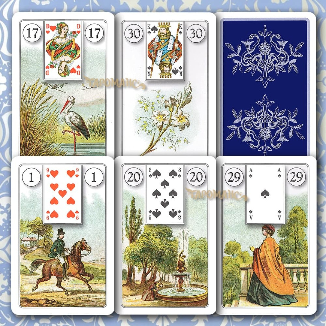 ЛЕНОРМАН ДОНДОРФ  СВЕТЛЫЙ (LENORMAND KARTEN DONDORF )