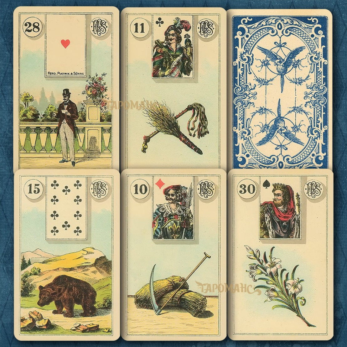 Ленорман Великий Розклад (Grand Tableau Lenormand)