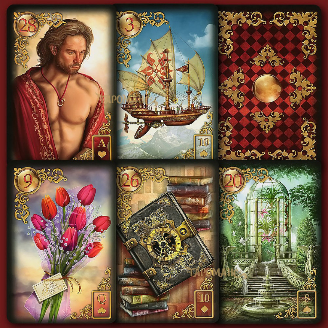 Золоті Мрії Ленорман (Gilded Reverie Lenormand)