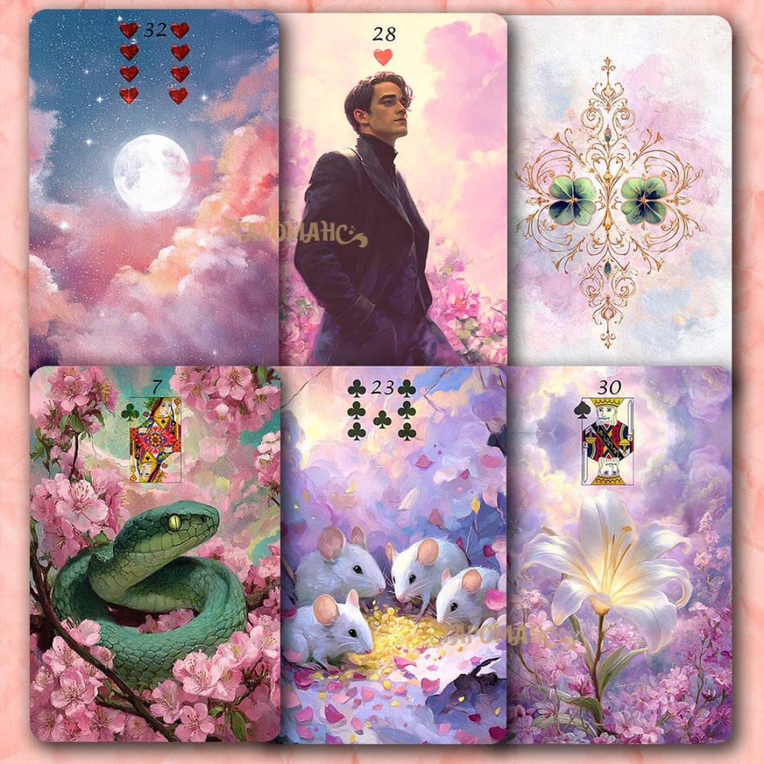 Ленорман Рожевих Мрій (Lenormand of Pink Dreams)