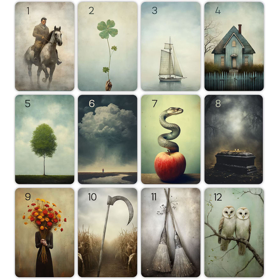 Ленорман Срібна Ніч (Silver Night Lenormand)
