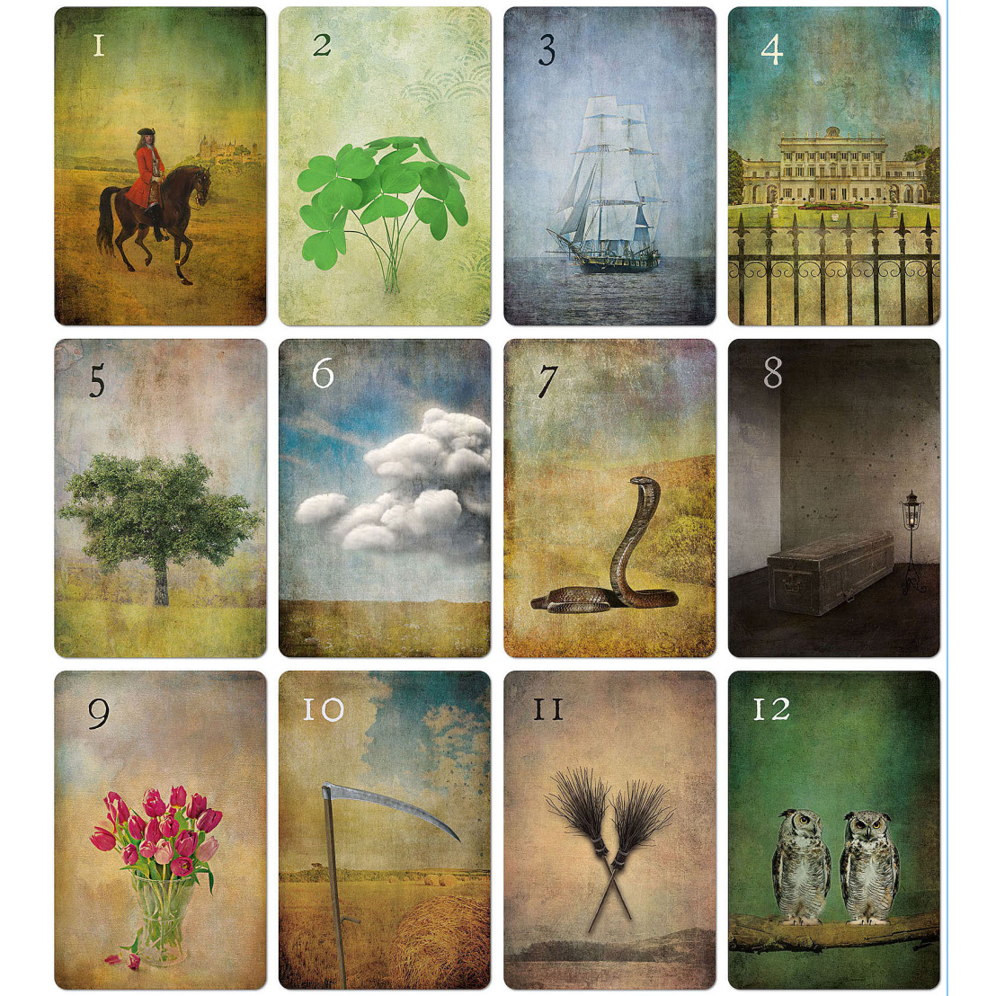 Ленорман Місячна Ніч (Moonlit Night Lenormand)