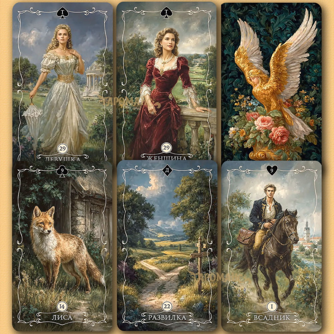Карти Ленорман Вісник Долі А. Огінські (Lenormand Herald of Fate)