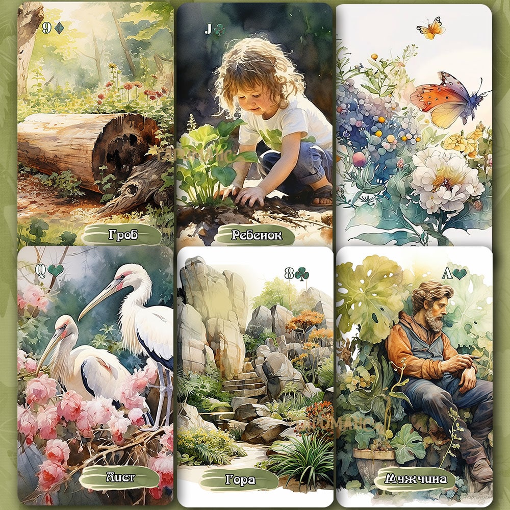 САДОВАЯ ЛЕНОРМАН (GARDEN LENORMAND)