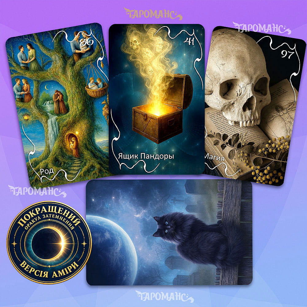 ОРАКУЛ ЗАТЕМНЕННЯ АМІРИ (ECLIPSE ORACLE BY AMIRA) З ДРУКОВАНОЮ ІНСТРУКЦІЄЮ